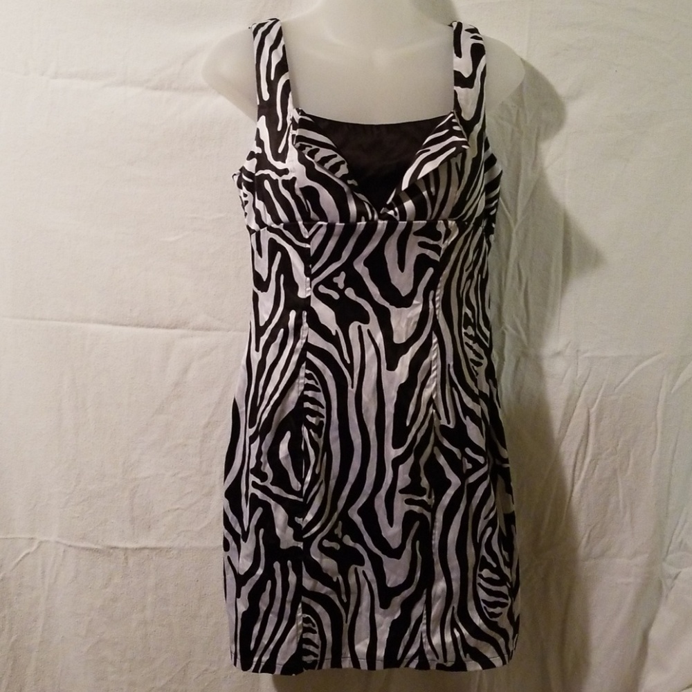 Zebra print dress